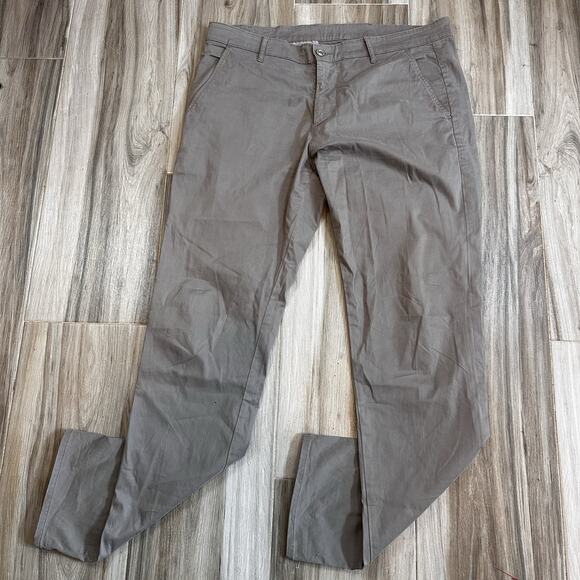 AG Adriano Goldschmied Pants The Lux Gray Tailored Trouser 36x34.5 Work Casual - Picture 1 of 14